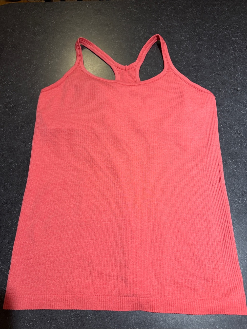 lululemon athletica Ribbed Racerback Tank - Coral